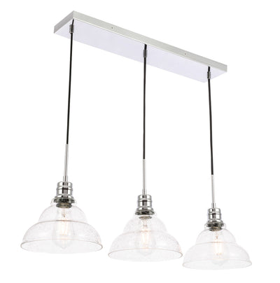 product image for Clive 3 Light Pendant Living District Ld6222Bk 15 7