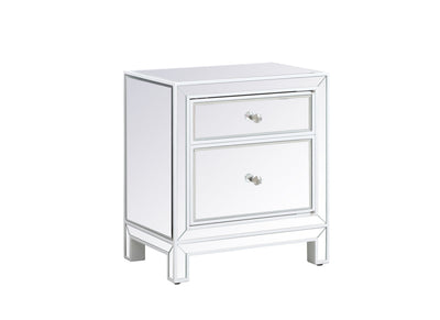 product image for Reflexion Nightstand Elegant Decor Mf72035Wh 15 43