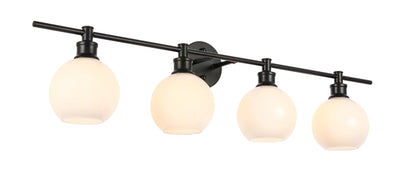 product image for Collier 4 Light Bath Sconces Living District Ld2322Bk 74 83