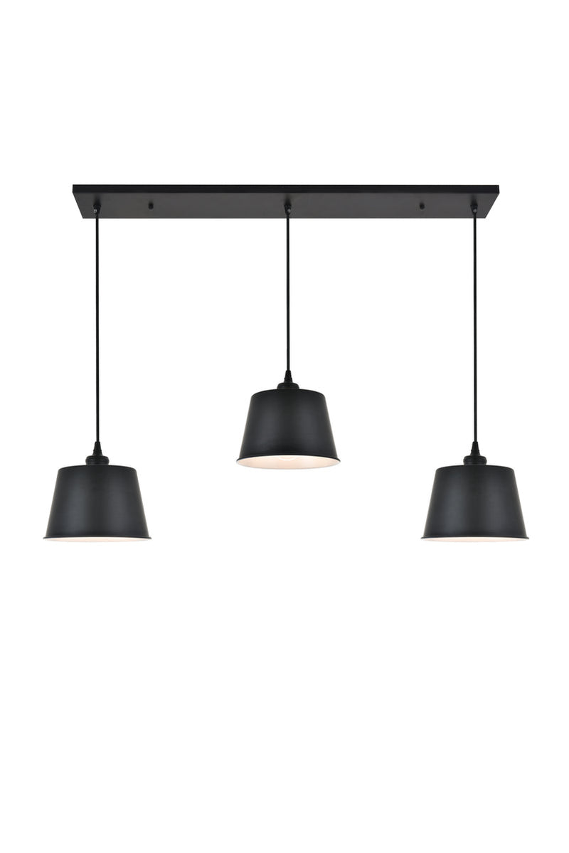 media image for Nota 3 Light Pendant Living District Ld4057D40Bk 5 243