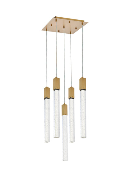 product image for Weston 5 Light Pendant Elegant Lighting 2066D16Bk 48 77