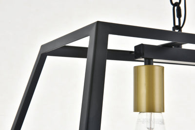 product image for Resolute 3 Light Pendant Living District Ld4061D25Bk 14 18