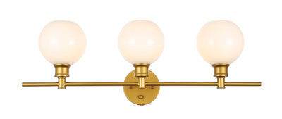 product image for Collier 3 Light Bath Sconces Living District Ld2318Bk 4 79