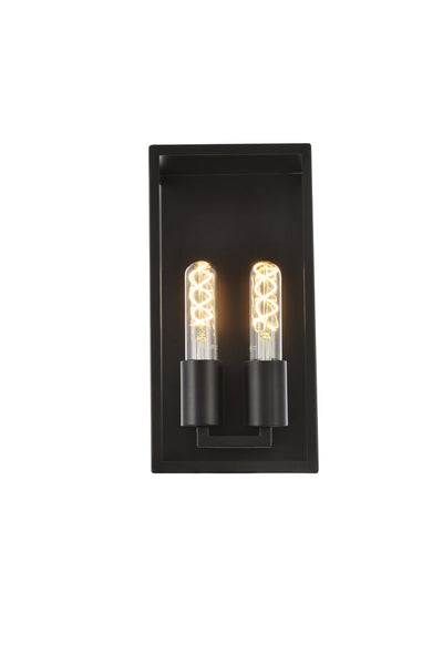 product image of Voir 2 Light Wall Sconce Living District Ld7055W6Bk 1 54