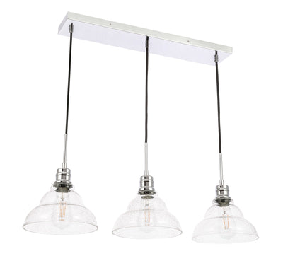 product image for Clive 3 Light Pendant Living District Ld6222Bk 12 28