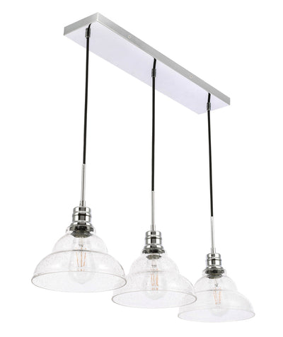 product image for Clive 3 Light Pendant Living District Ld6222Bk 21 91