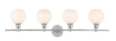 product image for Collier 4 Light Bath Sconces Living District Ld2322Bk 6 50