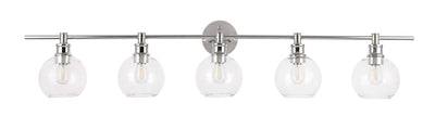 product image for Collier 5 Light Bath Sconces Living District Ld2326Bk 54 90