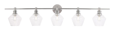 product image for Gene 5 Light Bath Sconces Living District Ld2324Bk 52 62