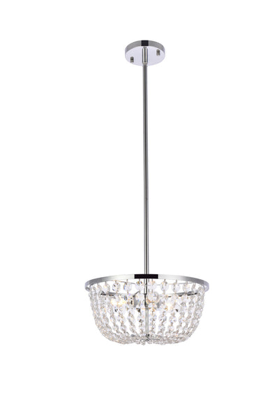 product image for Gianna 3 Light Pendant Elegant Lighting 1114D10Bk 6 80