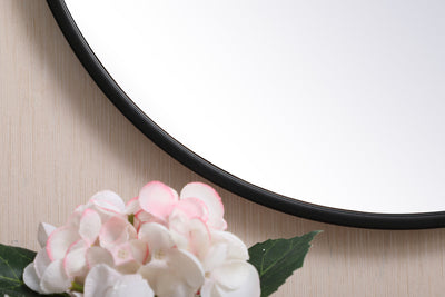 product image for Rowan Vanity Mirror Elegant Decor Mr4718Bk 49 5