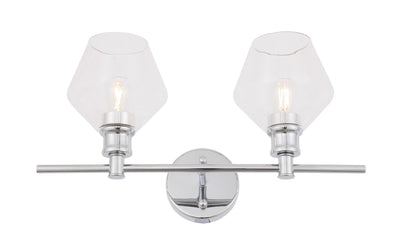 product image for Gene 2 Light Bath Sconces Living District Ld2312Bk 17 83