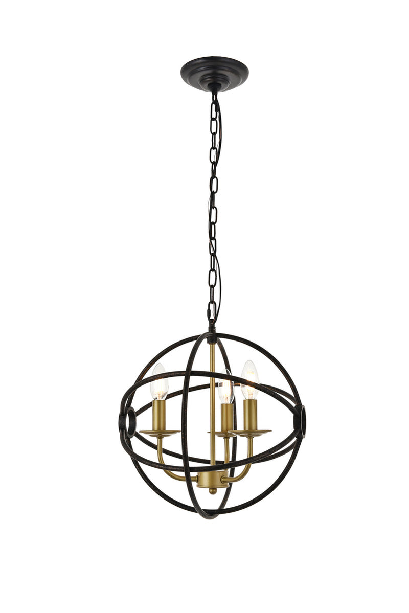 media image for Octavia 3 Light Pendant Living District Ld4006D14Brd 1 273