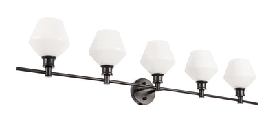 product image for Gene 5 Light Bath Sconces Living District Ld2324Bk 32 71