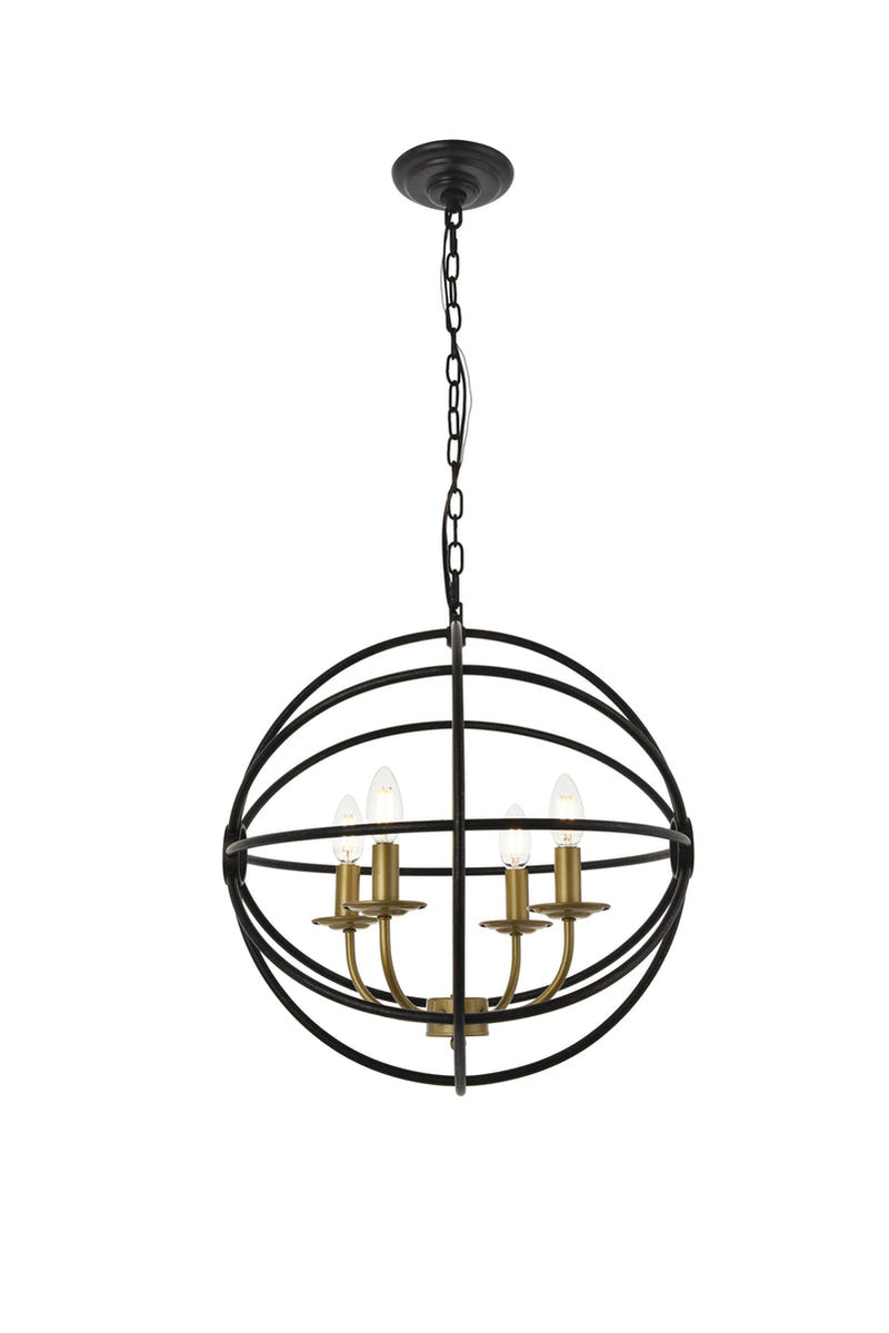 media image for Octavia 4 Light Pendant Living District Ld4006D18Brd 13 217