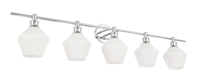 product image for Gene 5 Light Bath Sconces Living District Ld2324Bk 83 42