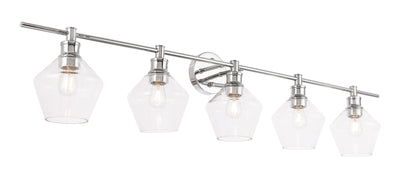 product image for Gene 5 Light Bath Sconces Living District Ld2324Bk 76 90