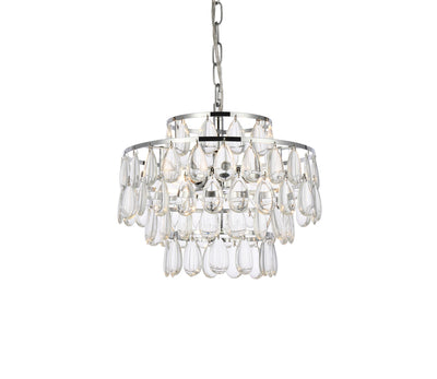 product image for Mila 3 Light Pendant Elegant Lighting 1102D12Bk 15 21