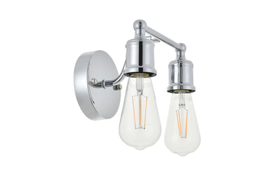 product image for Serif 2 Light Bath Sconces Living District Ld4028W9Bk 21 96