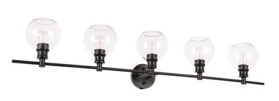 product image for Collier 5 Light Bath Sconces Living District Ld2326Bk 15 23