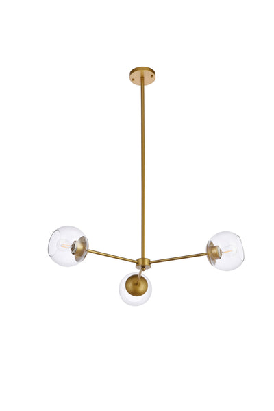 product image for Briggs 3 Light Pendant Living District Ld646D32Bk 35 11