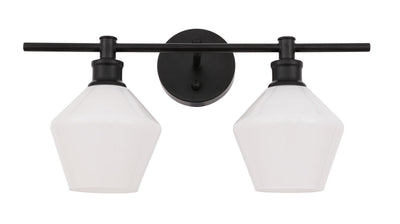 product image for Gene 2 Light Bath Sconces Living District Ld2312Bk 68 35