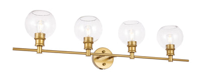 product image for Collier 4 Light Bath Sconces Living District Ld2322Bk 15 9