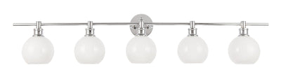 product image for Collier 5 Light Bath Sconces Living District Ld2326Bk 55 53