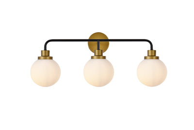 product image for Hanson 3 Light Bath Sconces Living District Ld7034W28Bk 3 18