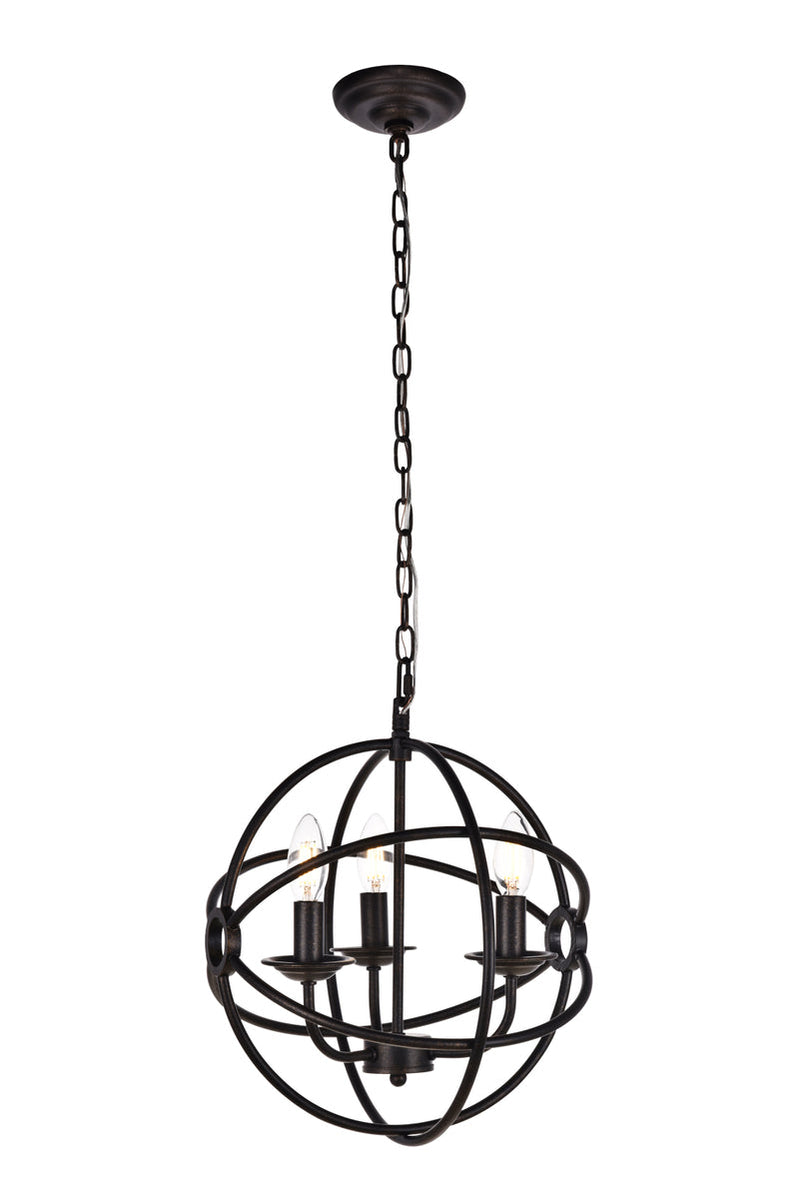 media image for Octavia 3 Light Pendant Living District Ld4006D14Db 1 255