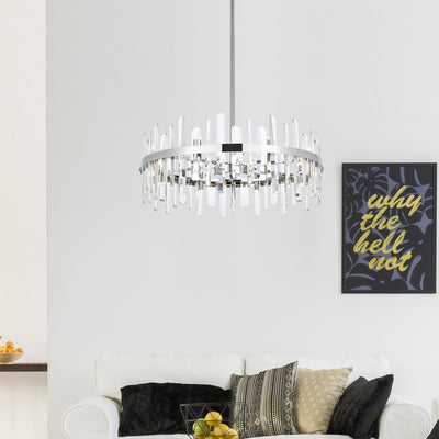 product image for Serena 16 Light Chandelier Elegant Lighting 2200G30Bk 68 21