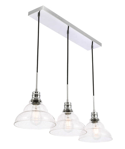 product image for Clive 3 Light Pendant Living District Ld6222Bk 18 42