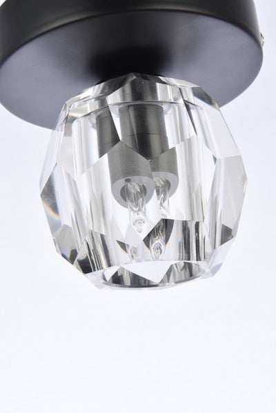 product image for Eren Flush Mount Elegant Lighting 3505F5Bk 13 18