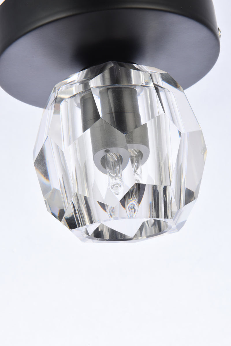 media image for Eren Flush Mount Elegant Lighting 3505F5Bk 13 294