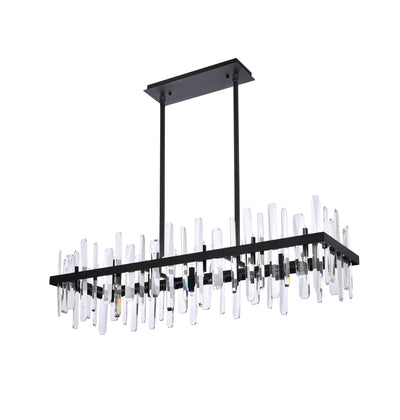 product image for Serena 24 Light Chandelier Elegant Lighting 2200G42Bk 16 34