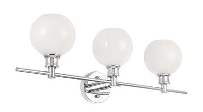 product image for Collier 3 Light Bath Sconces Living District Ld2318Bk 36 96