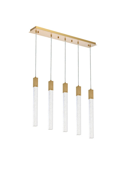 product image for Weston 5 Light Pendant Elegant Lighting 2066D16Bk 54 79