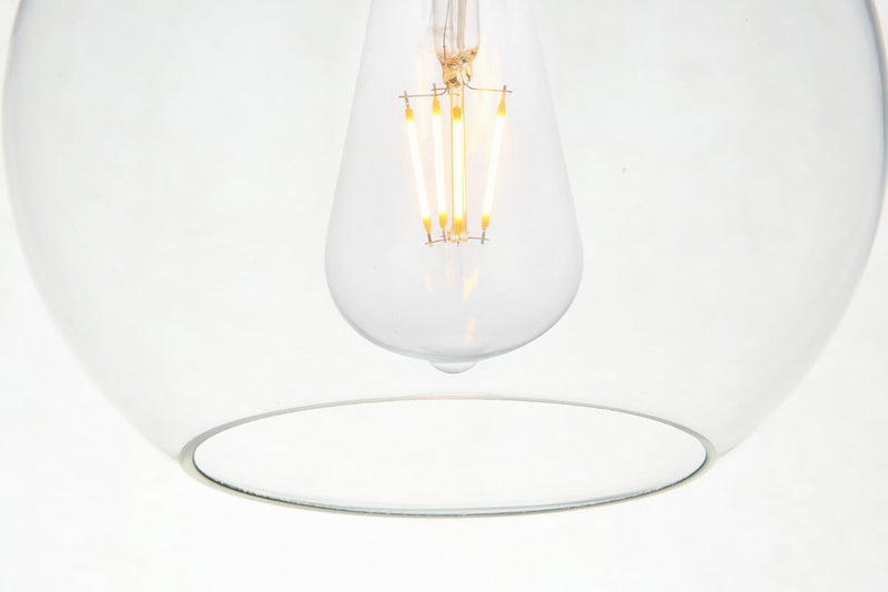 media image for Baxter 5 Light Pendant Living District Ld2226Bk 30 237