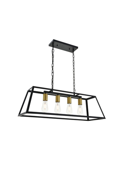 product image for Resolute 4 Light Pendant Living District Ld4061D32Bk 14 86