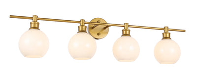 product image for Collier 4 Light Bath Sconces Living District Ld2322Bk 64 56