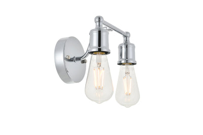 product image for Serif 2 Light Bath Sconces Living District Ld4028W9Bk 18 65