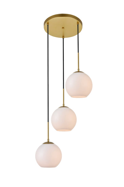 product image for Baxter 3 Light Pendant Living District Ld2208Bk 21 6