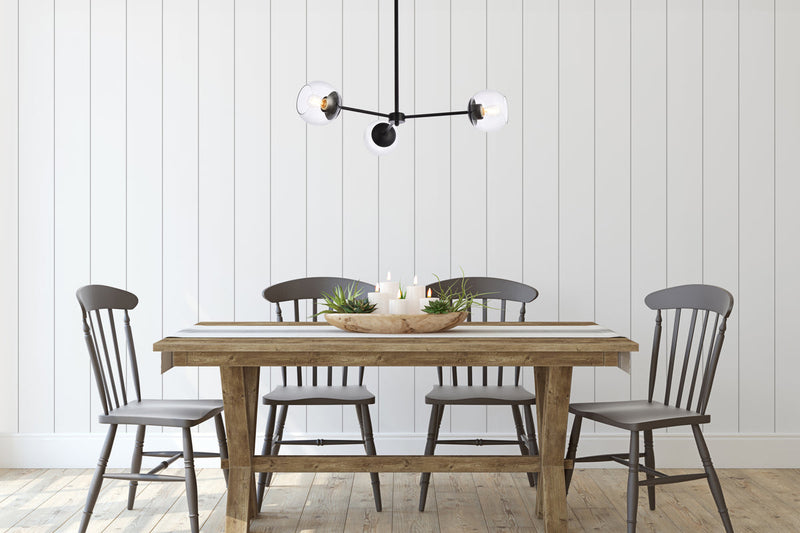 media image for Briggs 3 Light Pendant Living District Ld646D32Bk 37 220