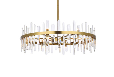 product image for Serena 16 Light Chandelier Elegant Lighting 2200G30Bk 18 71