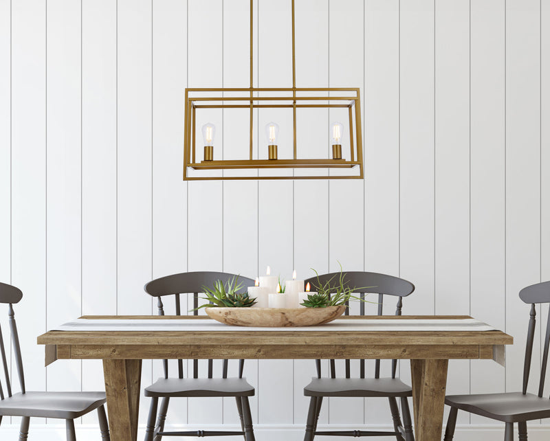 media image for Voir 3 Light Pendant Living District Ld7056D32Bk 14 218