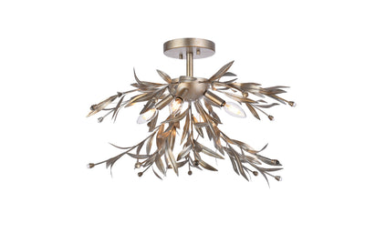 product image for Priscilla 4 Light Flush Mount Living District Ld810F19Bk 6 18