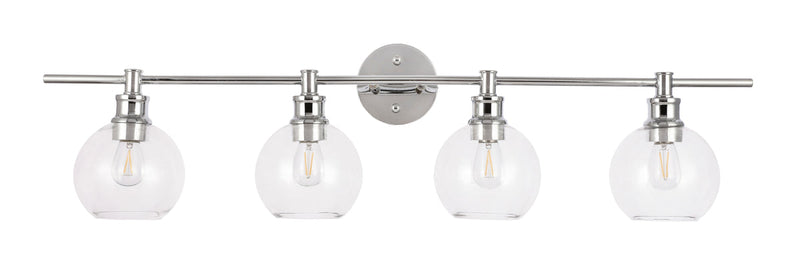 media image for Collier 4 Light Bath Sconces Living District Ld2322Bk 59 295