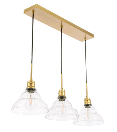 product image for Clive 3 Light Pendant Living District Ld6222Bk 20 57