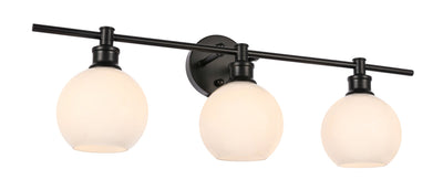 product image for Collier 3 Light Bath Sconces Living District Ld2318Bk 62 57