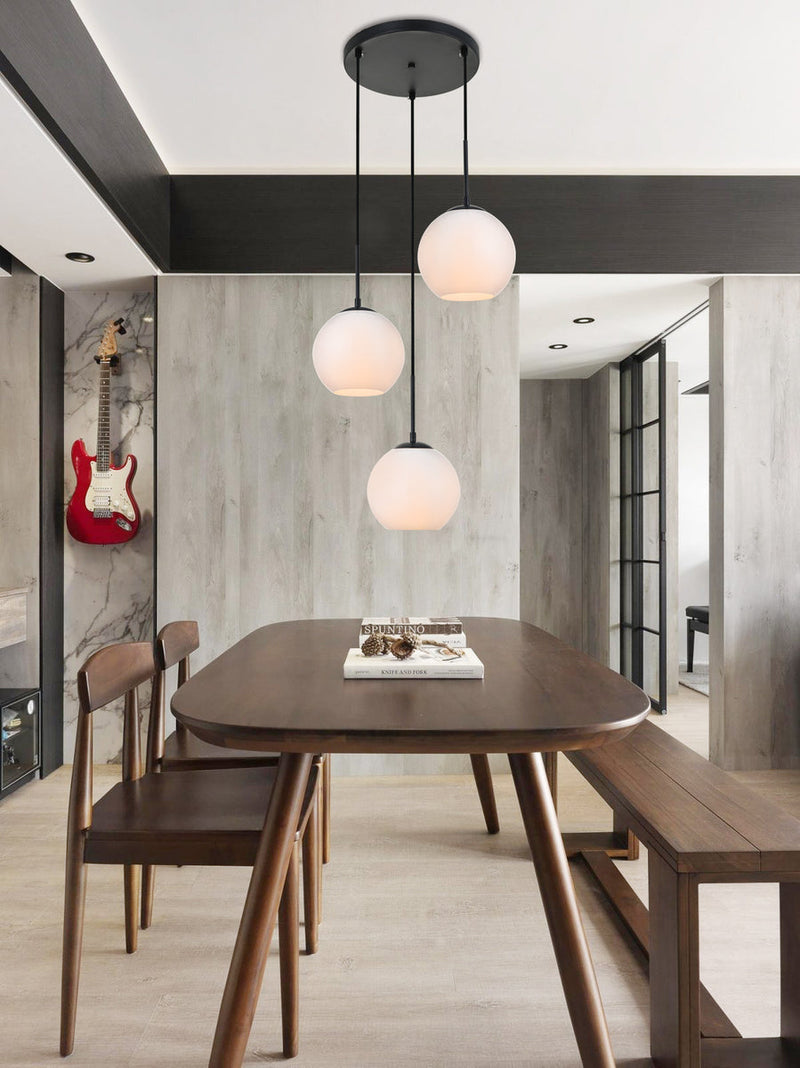 media image for Baxter 3 Light Pendant Living District Ld2208Bk 85 22